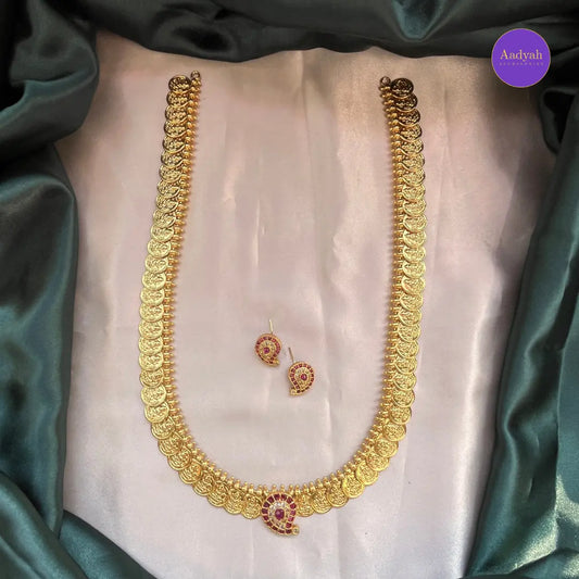 Kemp Mango Motif Haram Set - Gold