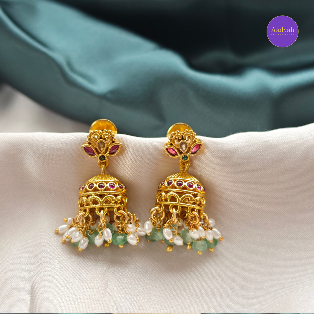 Kempu Designer Mini Haram Set - Mult