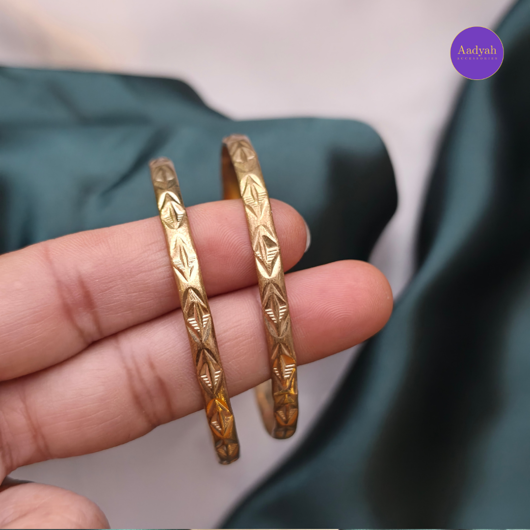 Kshama Panchaloham Bangles - Set Of 2