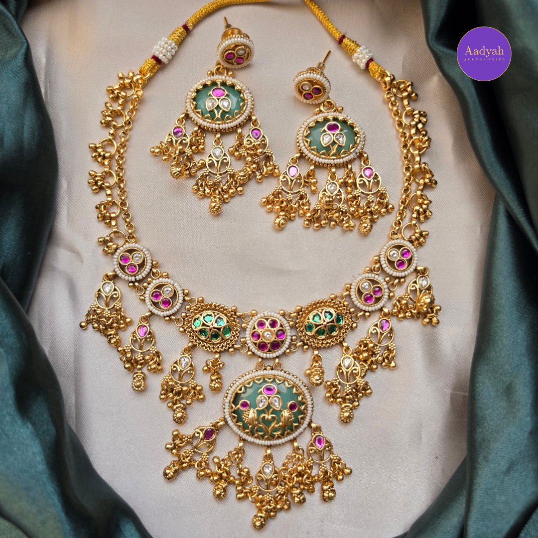Kundan Designer Necklace Set  - Heritage