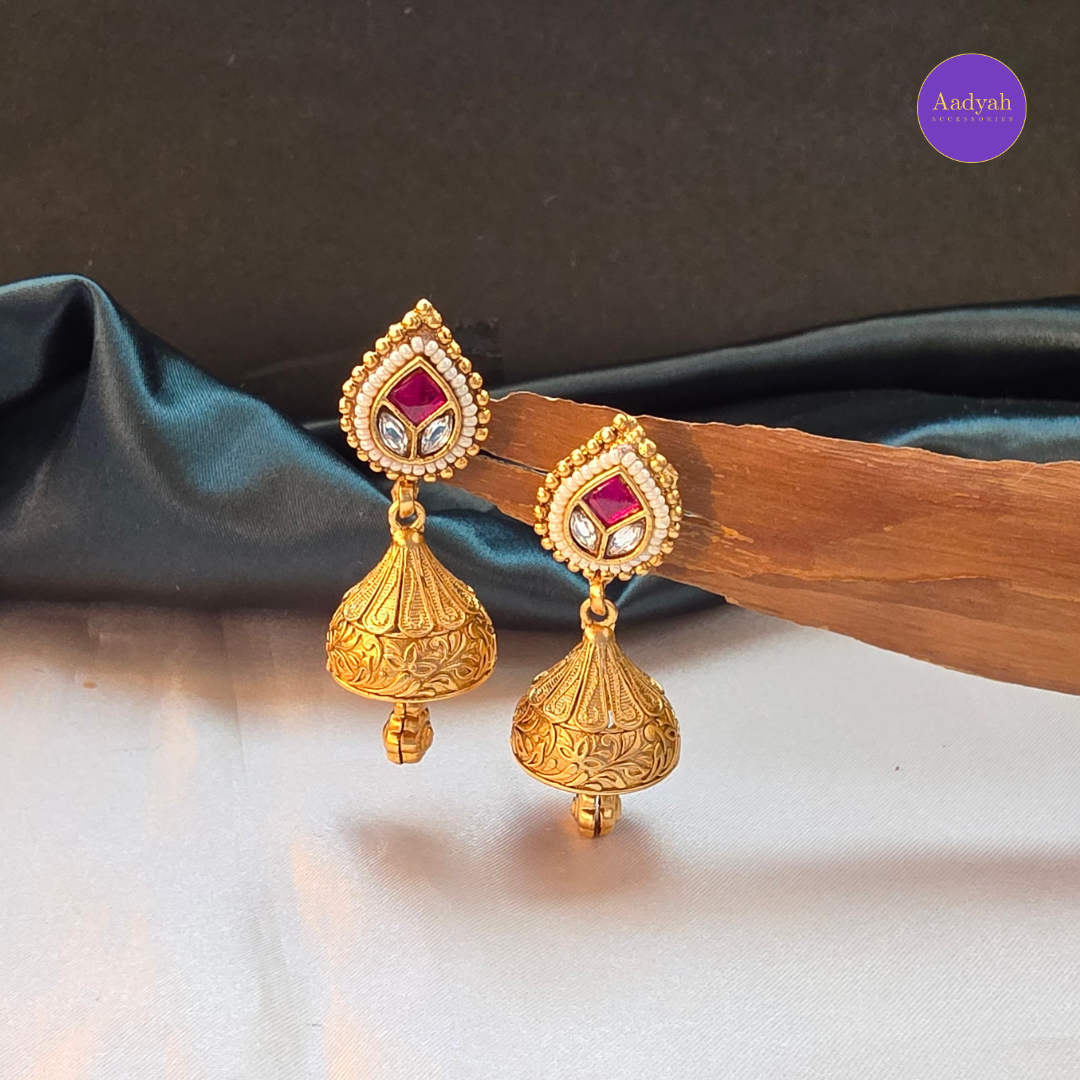 Kundan Heritage Necklace Set - Multi