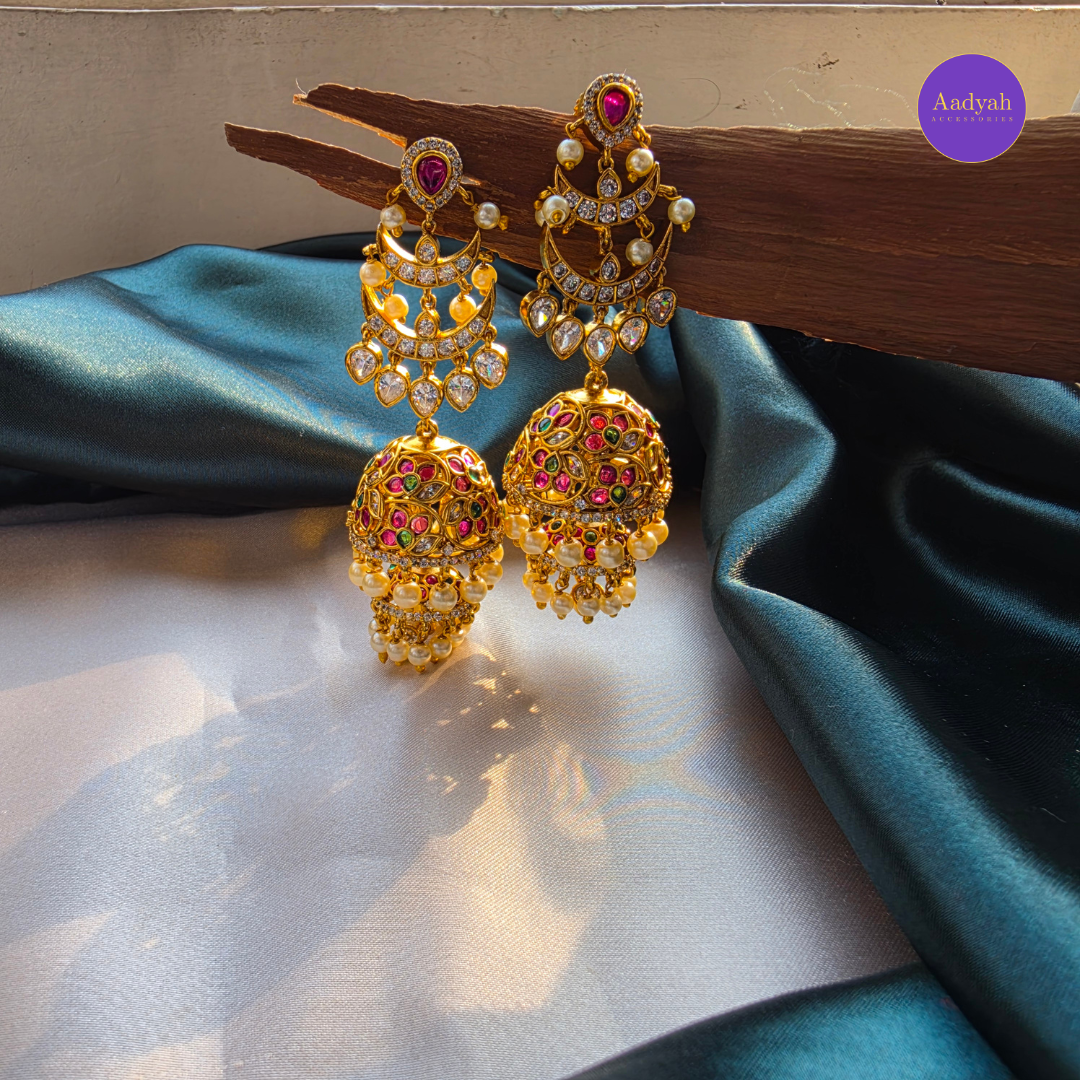 Layers Starement Jhumkis - Multi