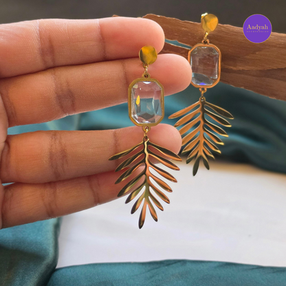 Leafy Anti-Tarnish Earring - Gold