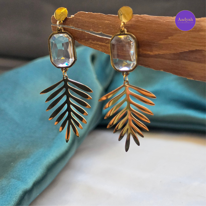 Leafy Anti-Tarnish Earring - Gold