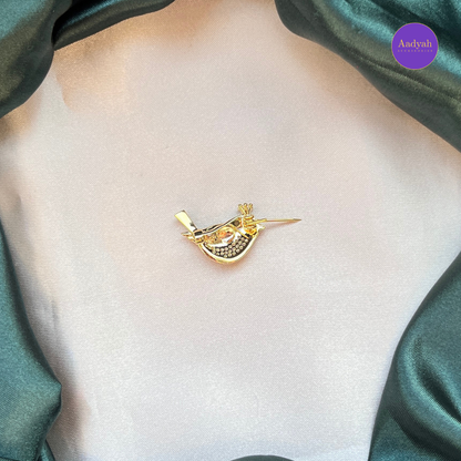 Little Birdy Enamel Brooch - Multi Colour