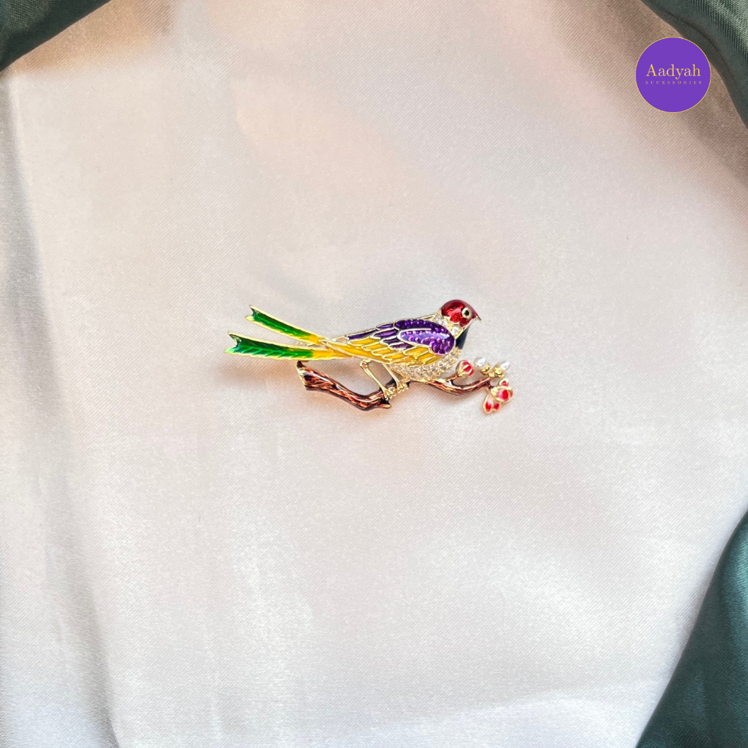 Little Birdy Enamel Brooch