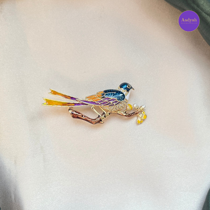 Little Birdy Enamel Brooch