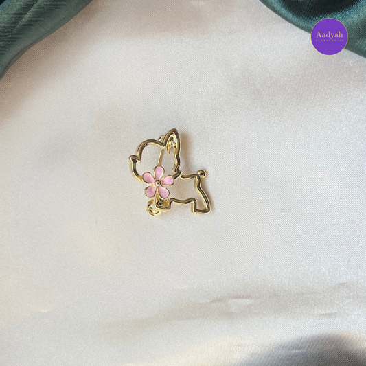 Little Cat Brooch - Pink