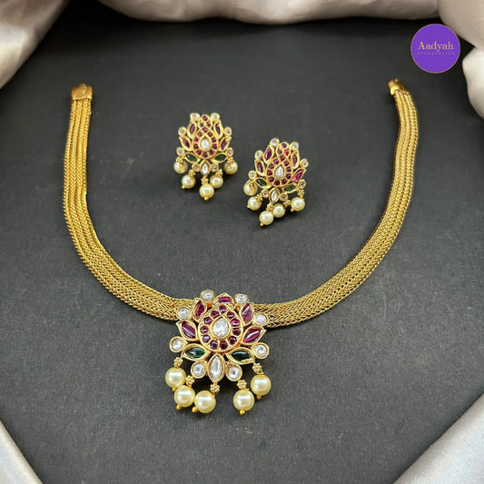 Lotus Nanu Set - Gold with Pink