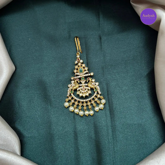 Maang Tikka - Multi Stone