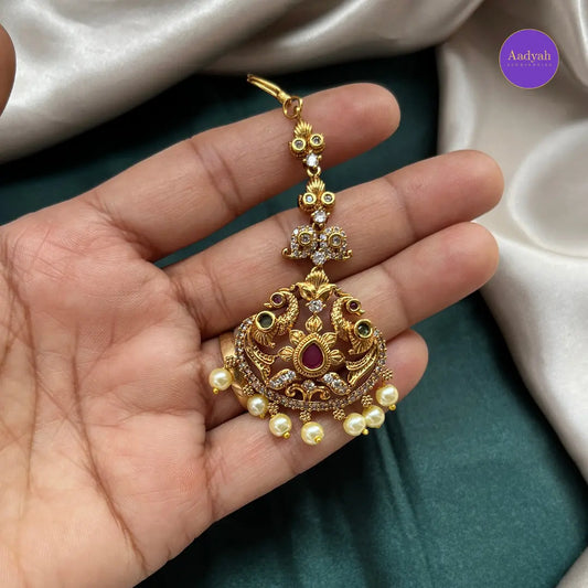 Maang Tikka - Multi Stone