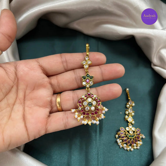 Maang Tikka - Multi Stone