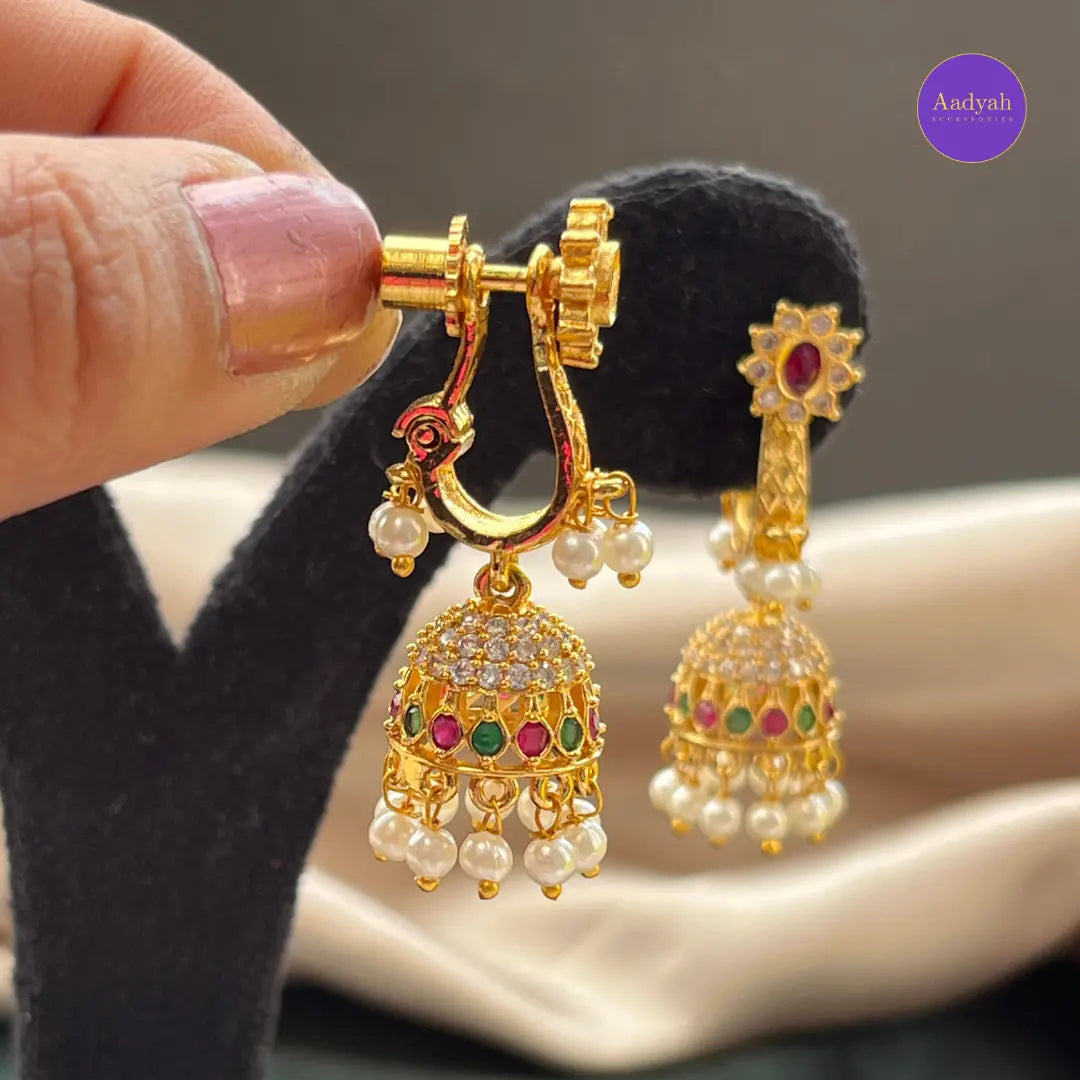 Makarkundanalu - Traditional Jhumkas - Multi