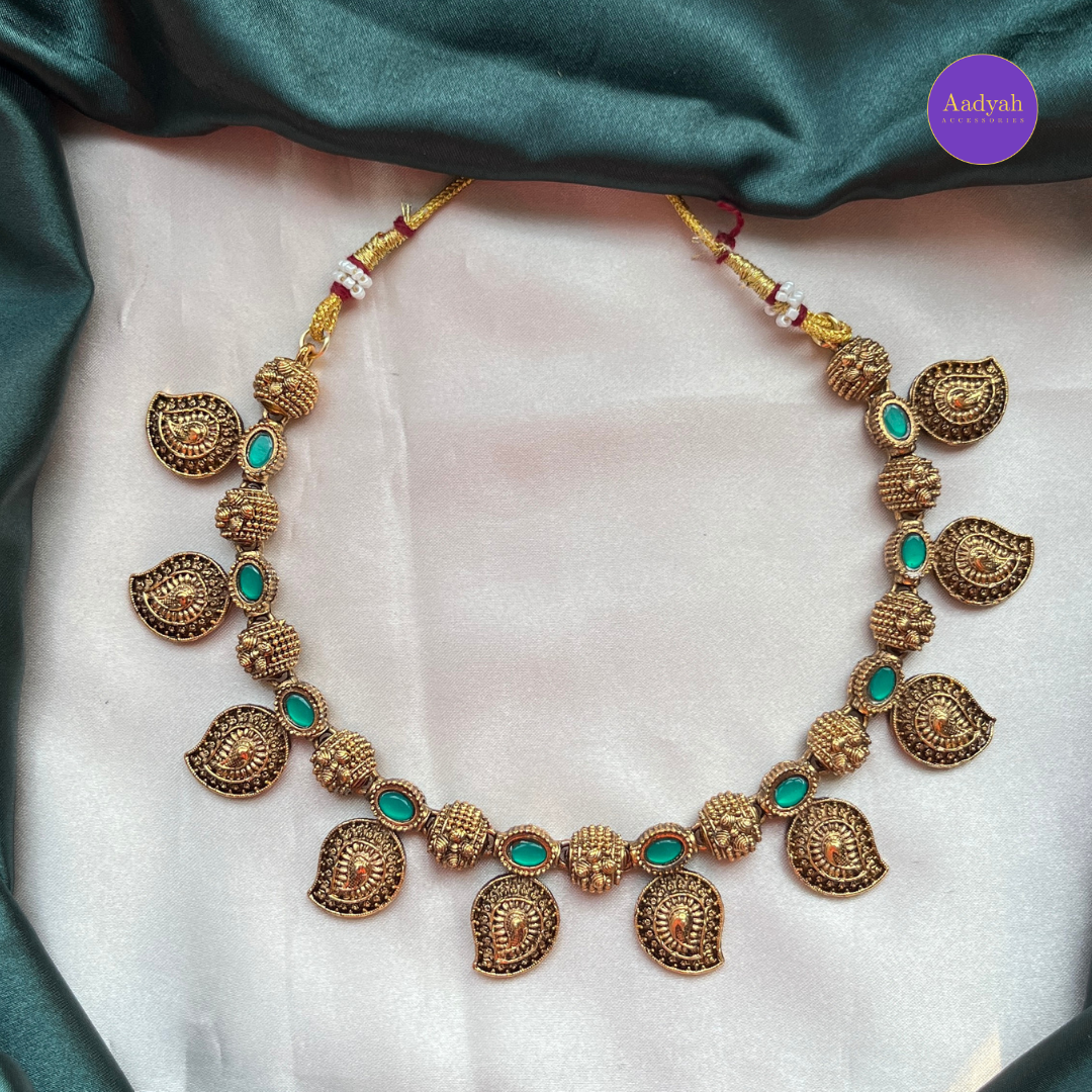 Mango Motif Necklace Set