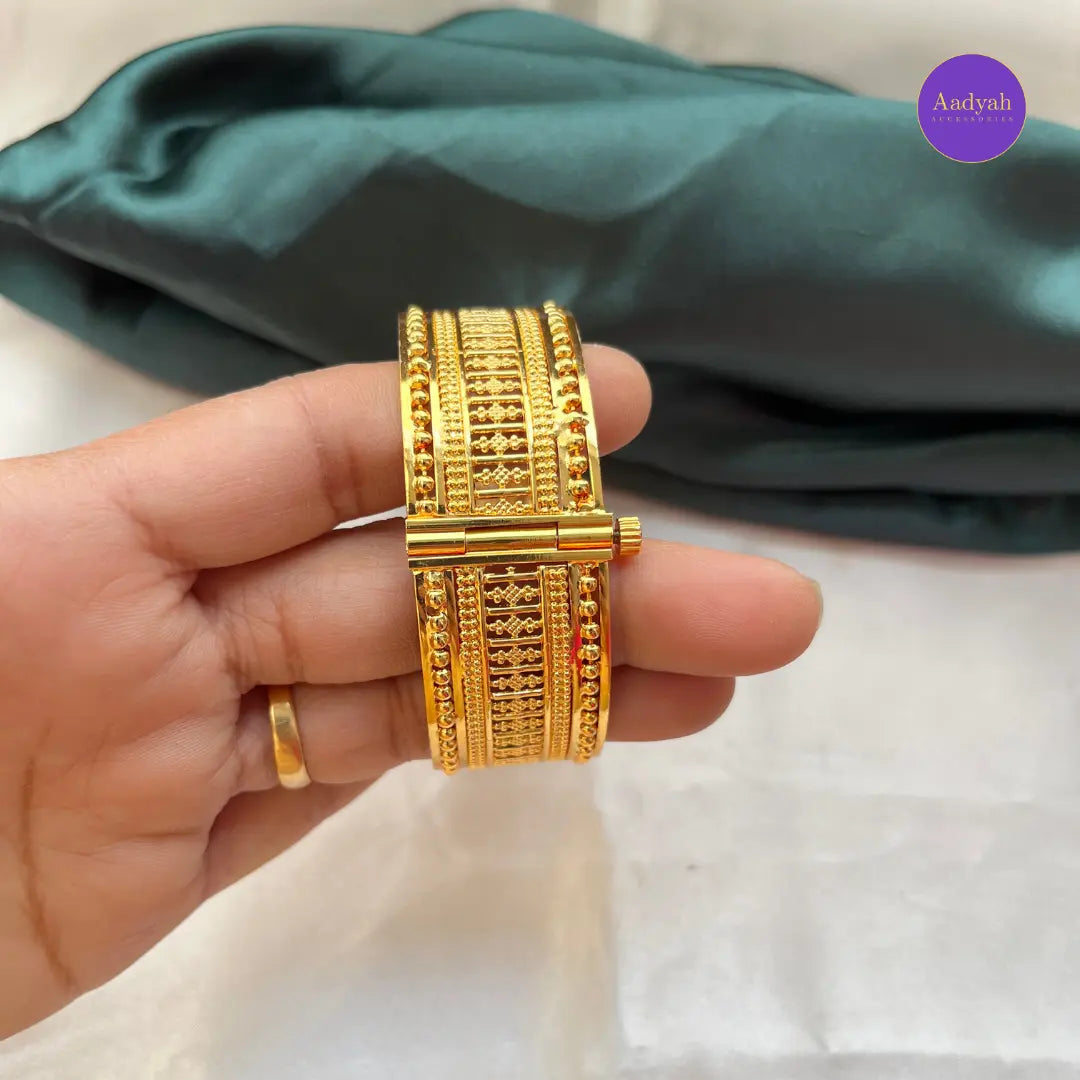 Micro Polish - Screw Kada Bangle - Single Piece