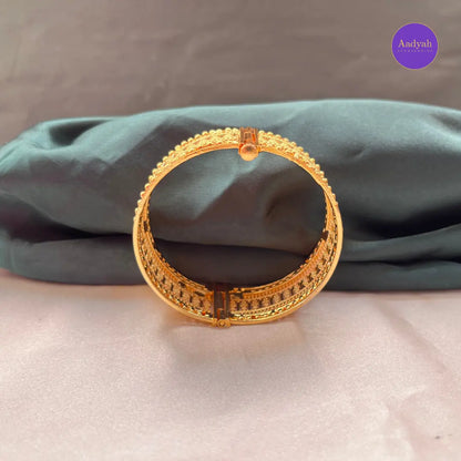 Micro Polish - Screw Kada Bangle - Single Piece