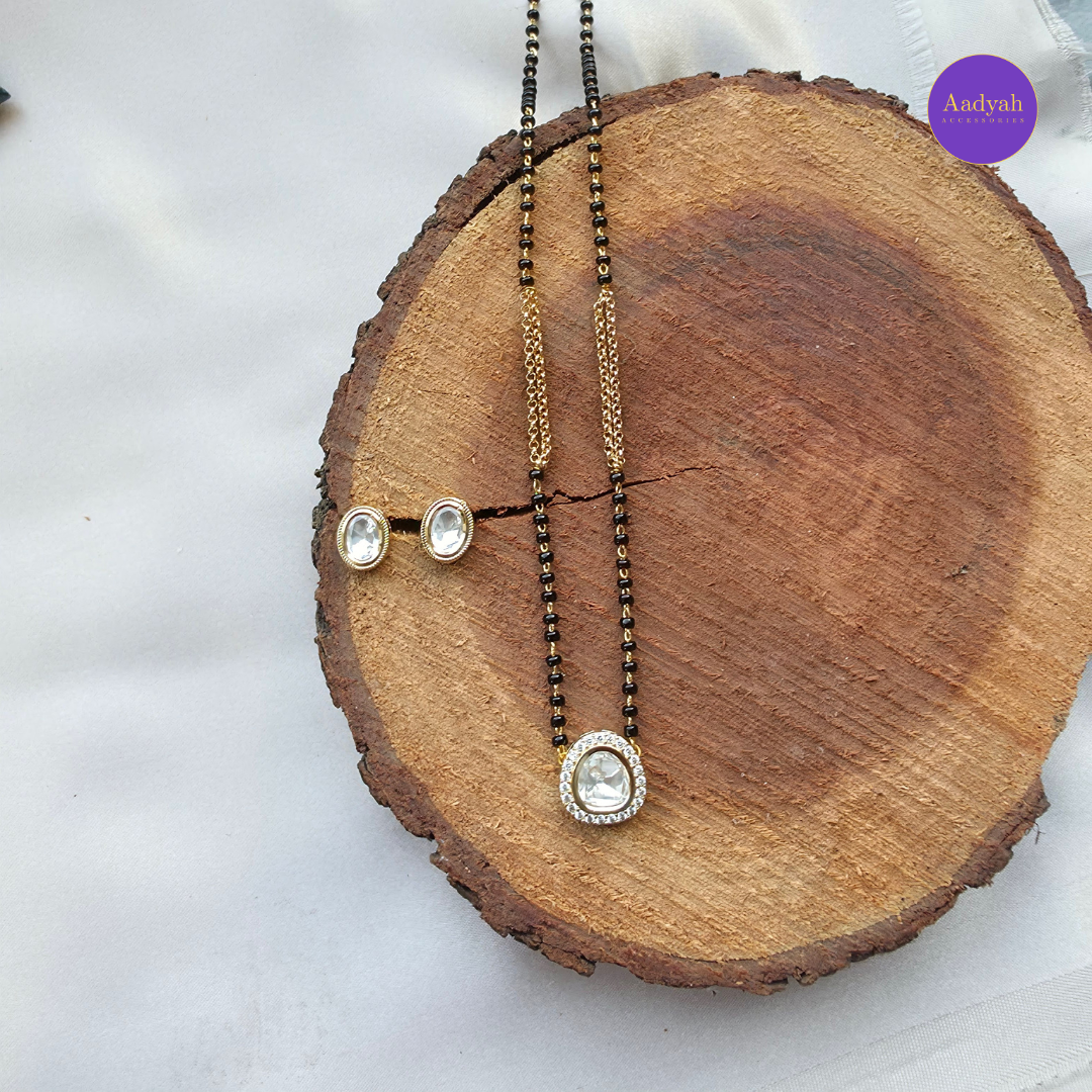 Mosinate Mangalsutra - White