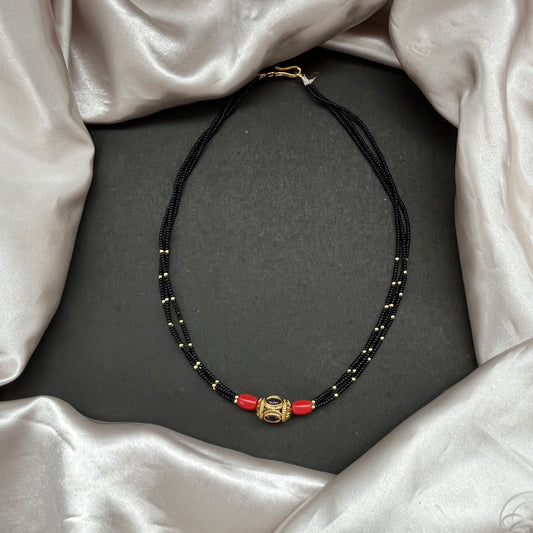 #KasuMangalsutra #CoralBeads #TraditionalJewellery #HeritageStyle #IndianJewellery #BridalEssentials #TimelessElegance #CulturalCharm
