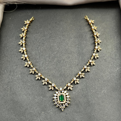 Gold look alike necklace set,Imitation jewelry,Artificial necklace set,Bridal  festive wear,Temple design 