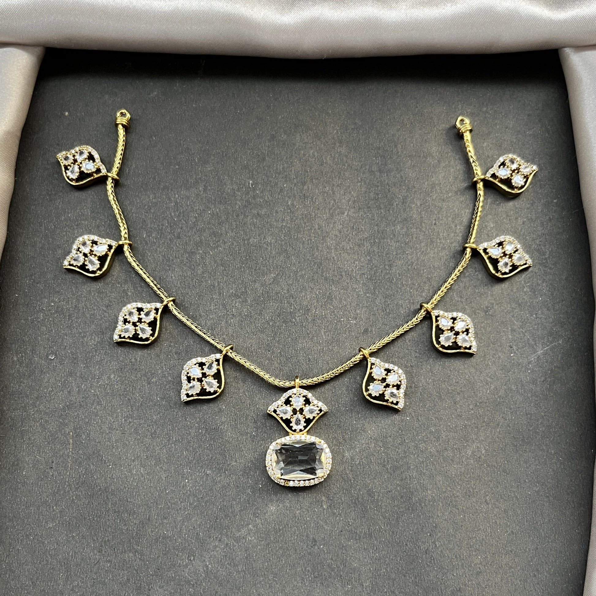 Gold look alike necklace set,Imitation jewelry,Artificial necklace set,Bridal  festive wear,Temple design 