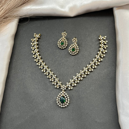Gold look alike necklace set,Imitation jewelry,Artificial necklace set,Bridal  festive wear,Temple design 