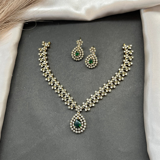 Gold look alike necklace set,Imitation jewelry,Artificial necklace set,Bridal  festive wear,Temple design 