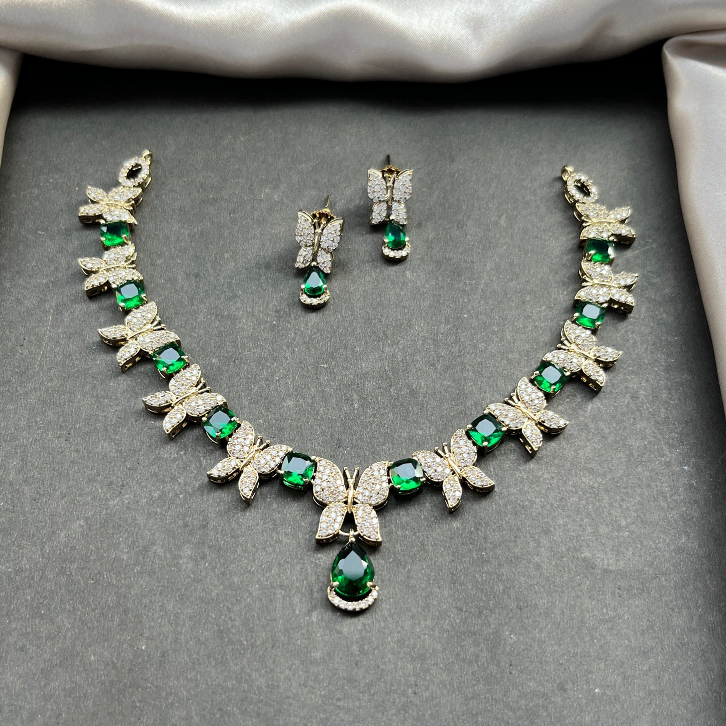 Gold look alike necklace set,Imitation jewelry,Artificial necklace set,Bridal  festive wear,Temple design 