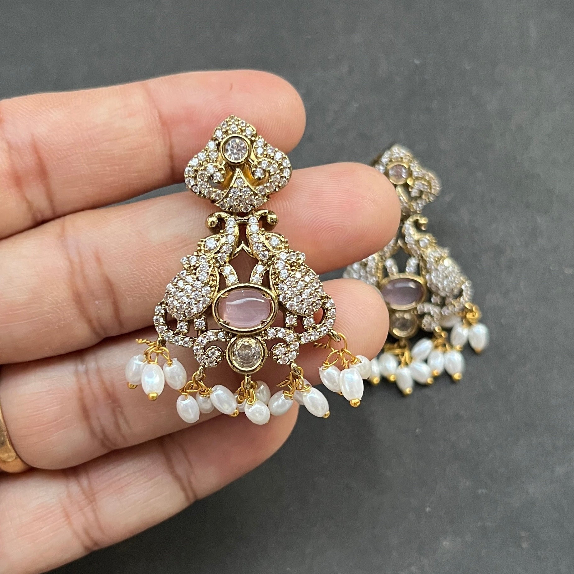 Gold look alike necklace set,Imitation jewelry,Artificial necklace set,Bridal  festive wear,Temple design 