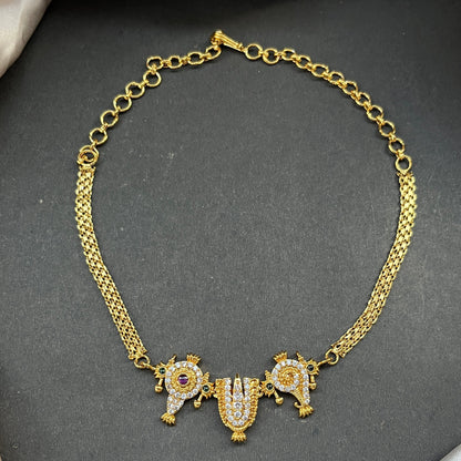 Gold look alike necklace set,Imitation jewelry,Artificial necklace set,Bridal  festive wear,Temple design 