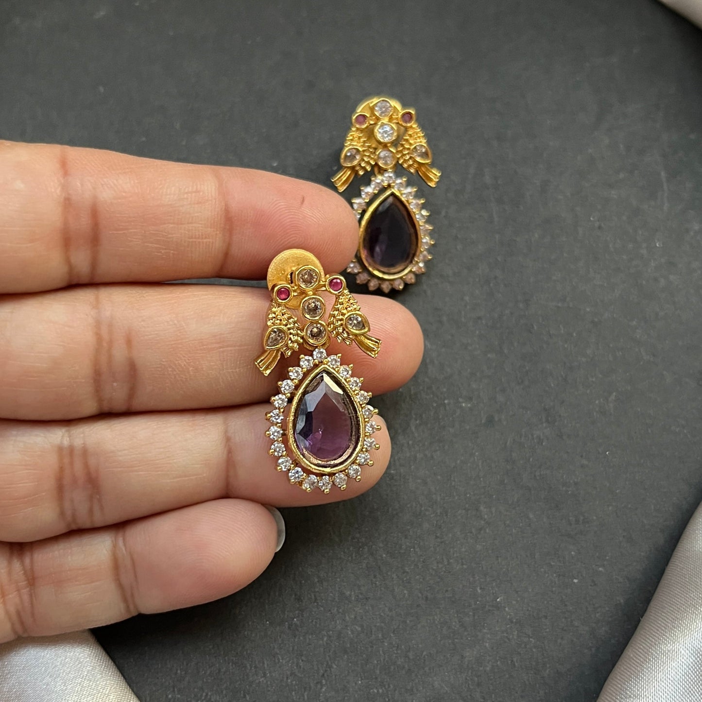Gold look alike necklace set,Imitation jewelry,Artificial necklace set,Bridal  festive wear,Temple design 