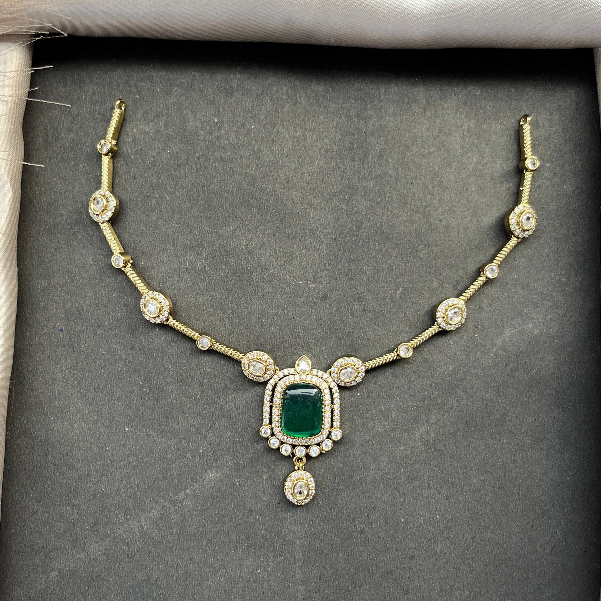 Gold look alike necklace set,Imitation jewelry,Artificial necklace set,Bridal  festive wear,Temple design 