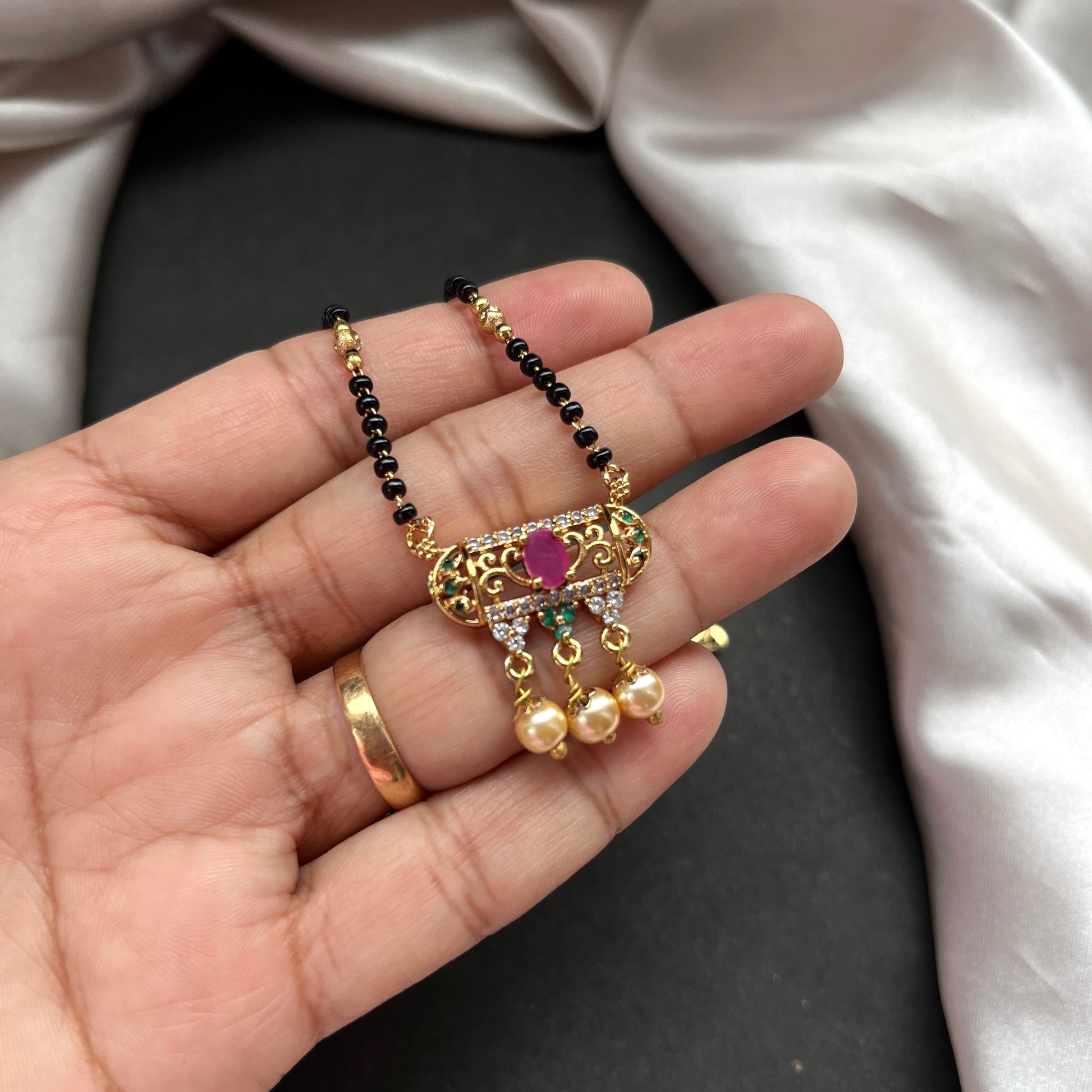 diamond mangalsutra,mangalsutra designs,wedding jewelry,black beads necklace,mangalsutra,mangalsutra designs,designer mangalsutra black beads,modern mangalsutra black beads,buy mangalsutra online black beads,mangalsutra price black beads,lightweight mangalsutra black beads