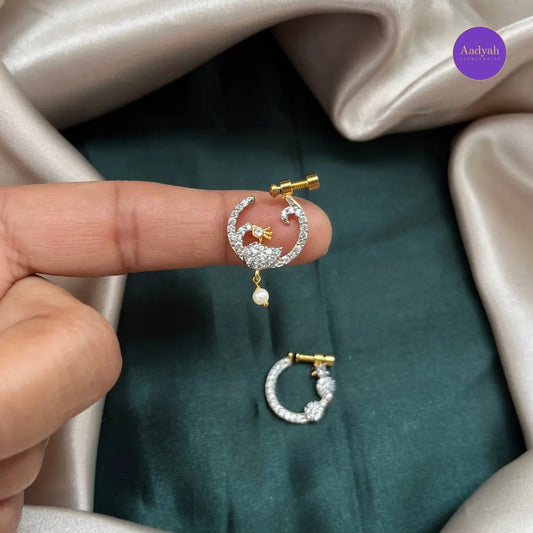 Non Piercing - Nose Pin ( Ring Type)