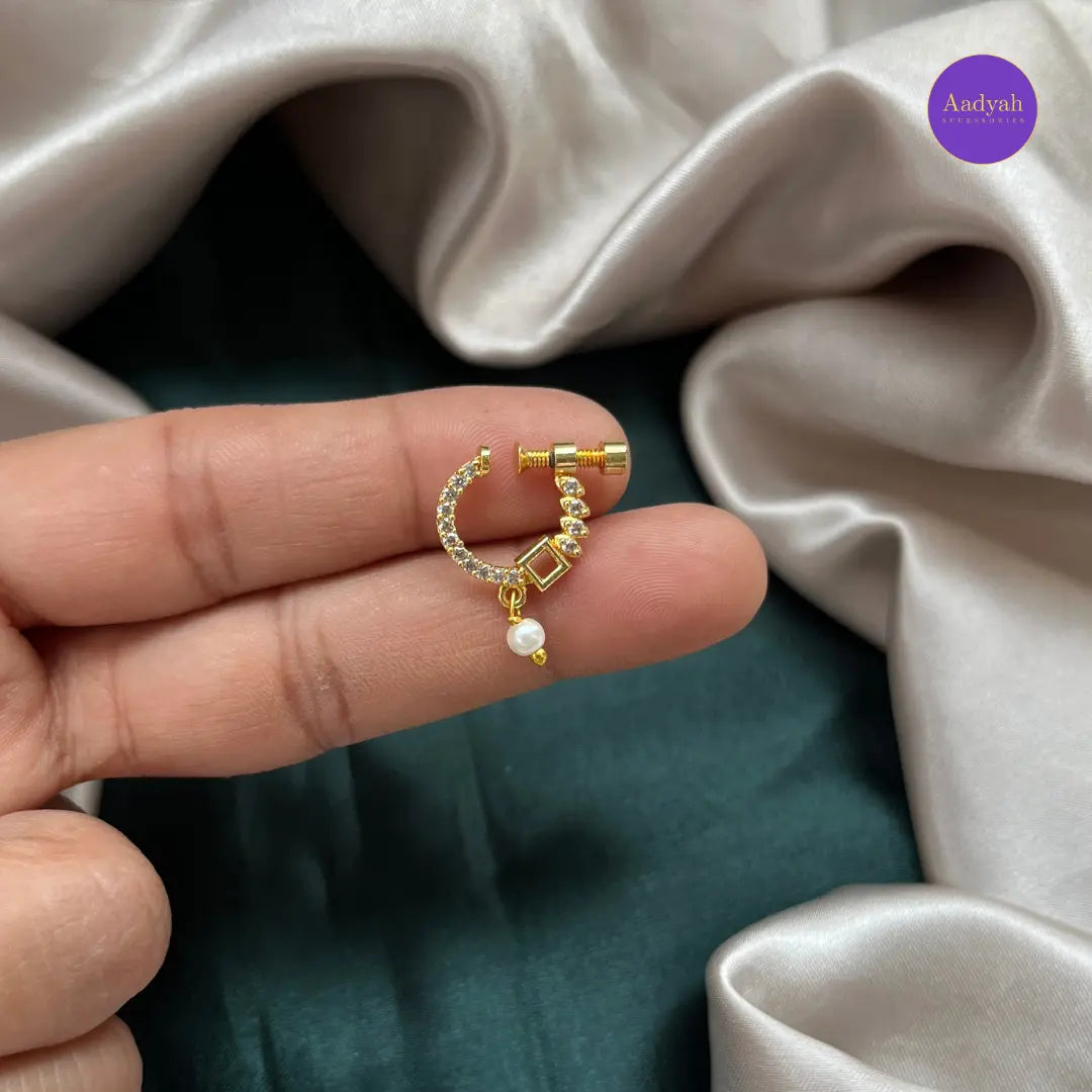 Non Piercing - Nose Pin ( Ring Type)