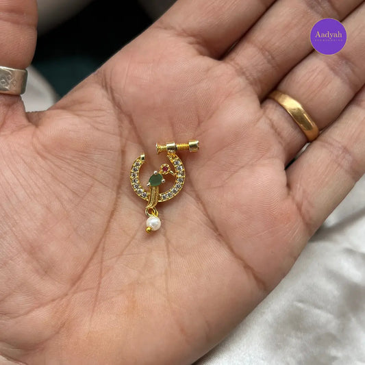 Non Piercing - Nose Pin ( Ring Type)