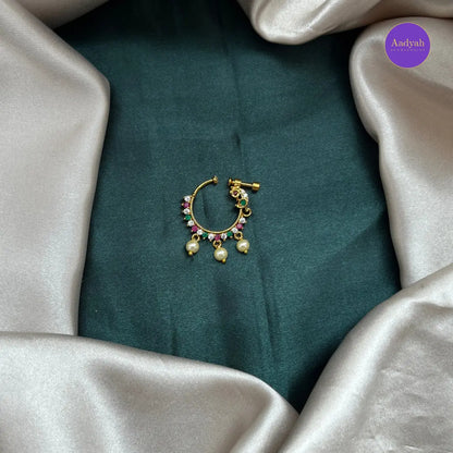 Non Piercing - Nose Pin ( Ring Type)
