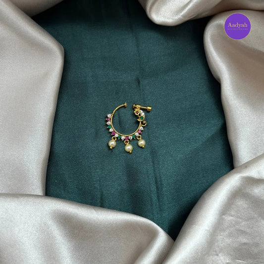 Non Piercing - Nose Pin ( Ring Type)