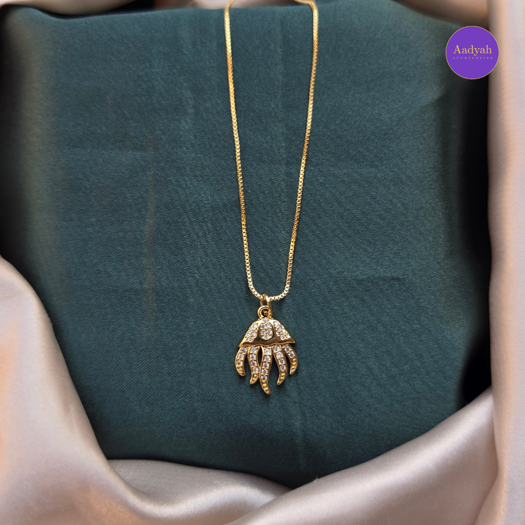Octopus Anti-Tarnish pendant Chain - Gold