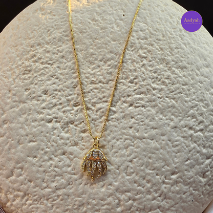Octopus Anti-Tarnish pendant Chain - Gold