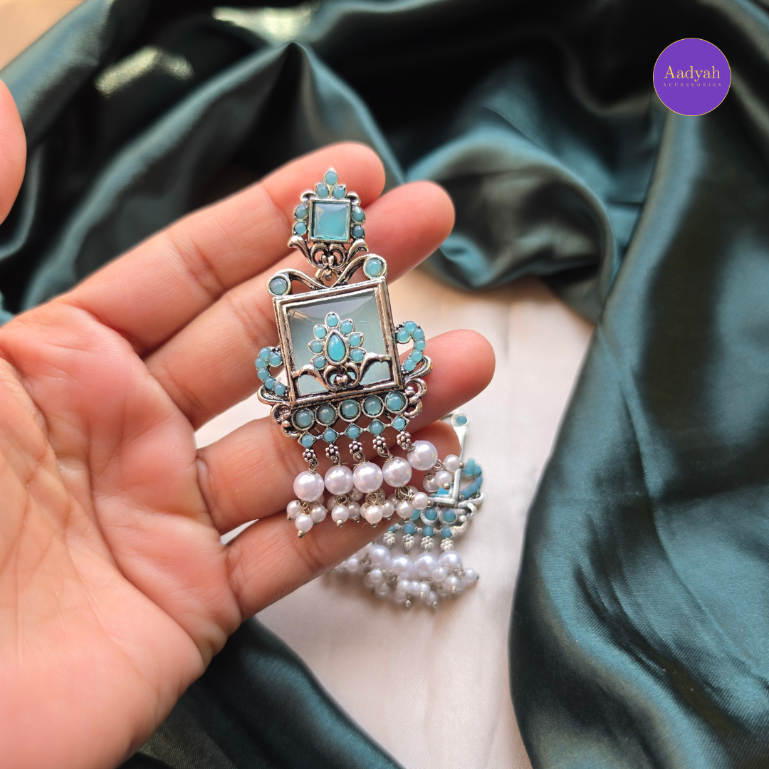 Oxisied Earring - Blue