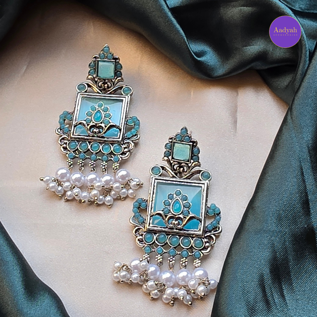 Oxisied Earring - Blue