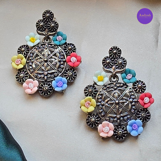 Oxisied Earring - Multi