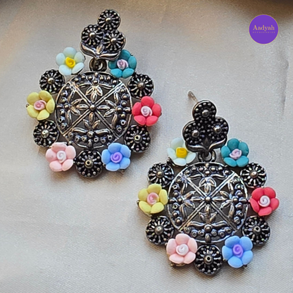 Oxisied Earring - Multi
