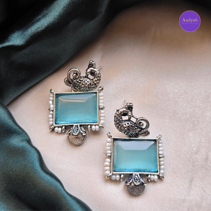 Oxisied Earring - Silver