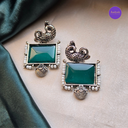 Oxisied Earring - Silver