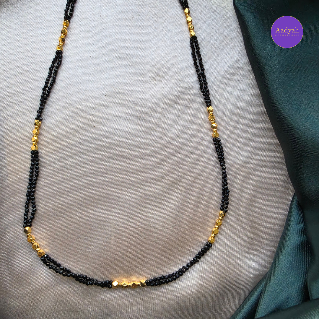 Palakasalaru Crystal Mangalsutra - Long