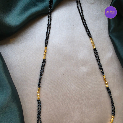 Palakasalaru Crystal Mangalsutra - Long