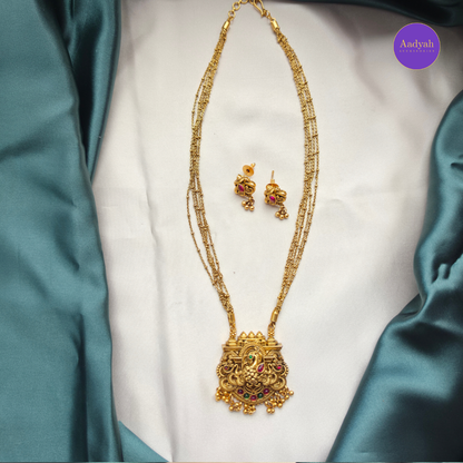 Peacock Pendant ChandraHaram - Matt