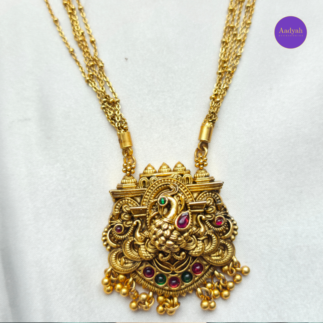 Peacock Pendant ChandraHaram - Matt