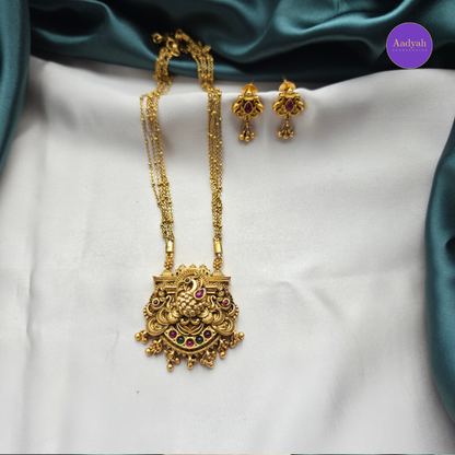 Peacock Pendant ChandraHaram - Matt